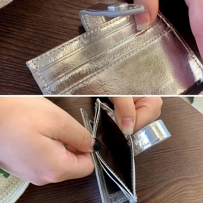 Tempat Kartu Kulit Asli Asli untuk Wanita, Tipis, Kompak, Indah dan Kelas Atas, Tempat Kartu Kulit Asli Baru 2025