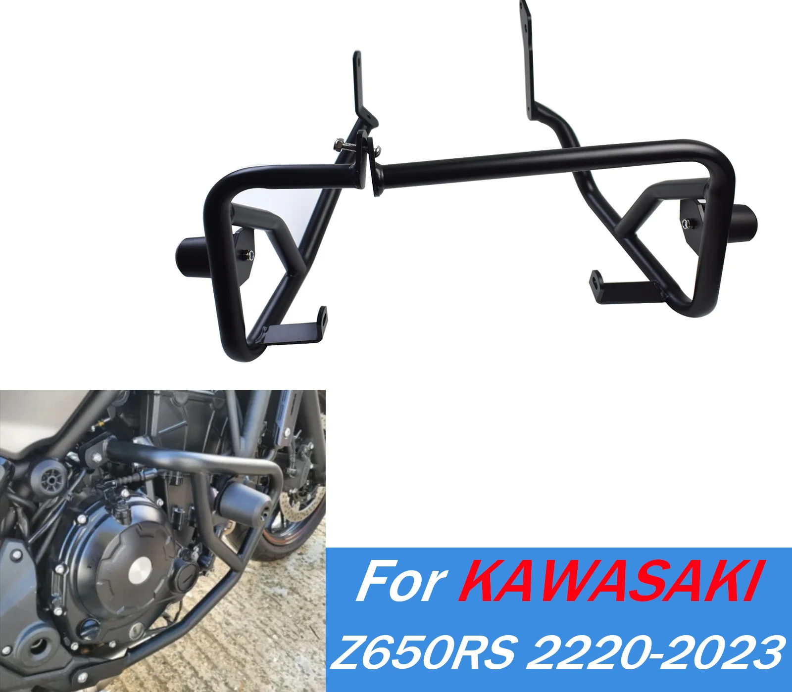 

For Z650RS Highway Bumper Engine Guard Crash Bars Frame Protection For Kawasaki Z 650RS 2021-2024 Z650 RS Motorcycle Accessories