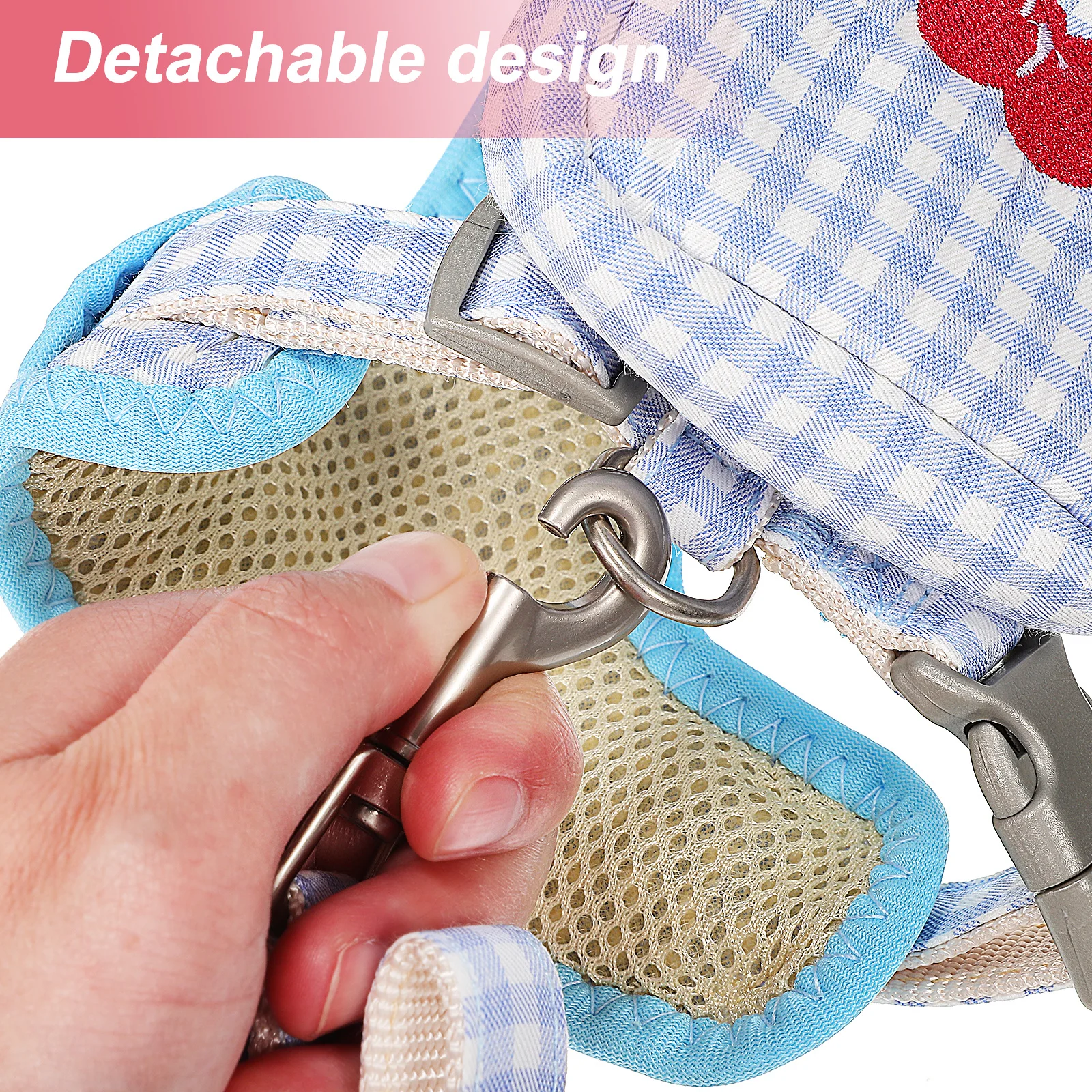 

2Pcs Dog Harness and Leash Set Training Polyester Durable Stylish Vest for Small Pets Easy Adjust No Rubbing Discomfort