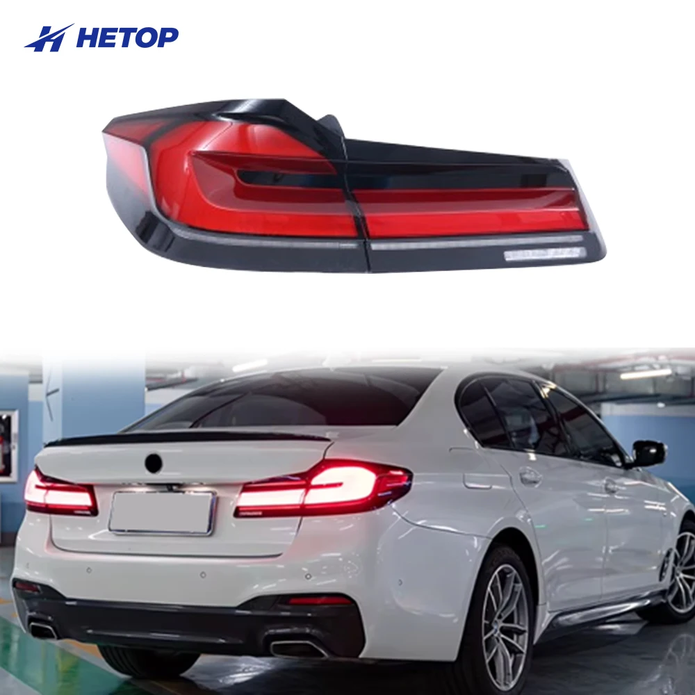 

Hetop for BMW G30 5-Series F90 M5 5er 2017-2020 Sequential Turn Signal E-Mark Assembly [Not Fit G31] LED LCI Tail Lights