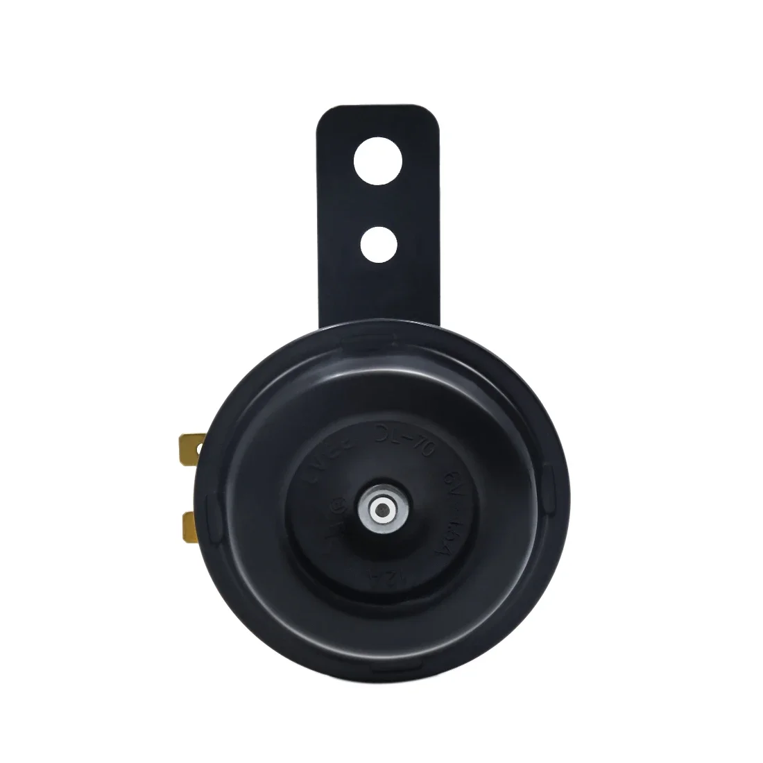 Universal Black 6V Motorcycle Horn Loudspeaker for Honda Kawasaki Yamaha Suzuki - Compact Size High Decibel Sound Quality