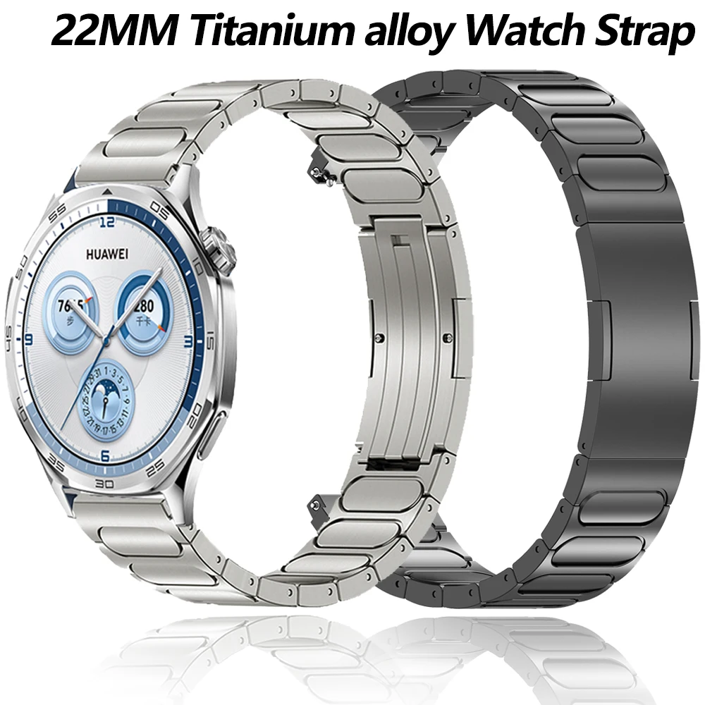 

22mm Titanium Strap for Huawei Watch GT5 46mm Band Smart Watch bracelet for Huawei Watch GT2 3 4/GT5 Pro 46mm Strap Accessories