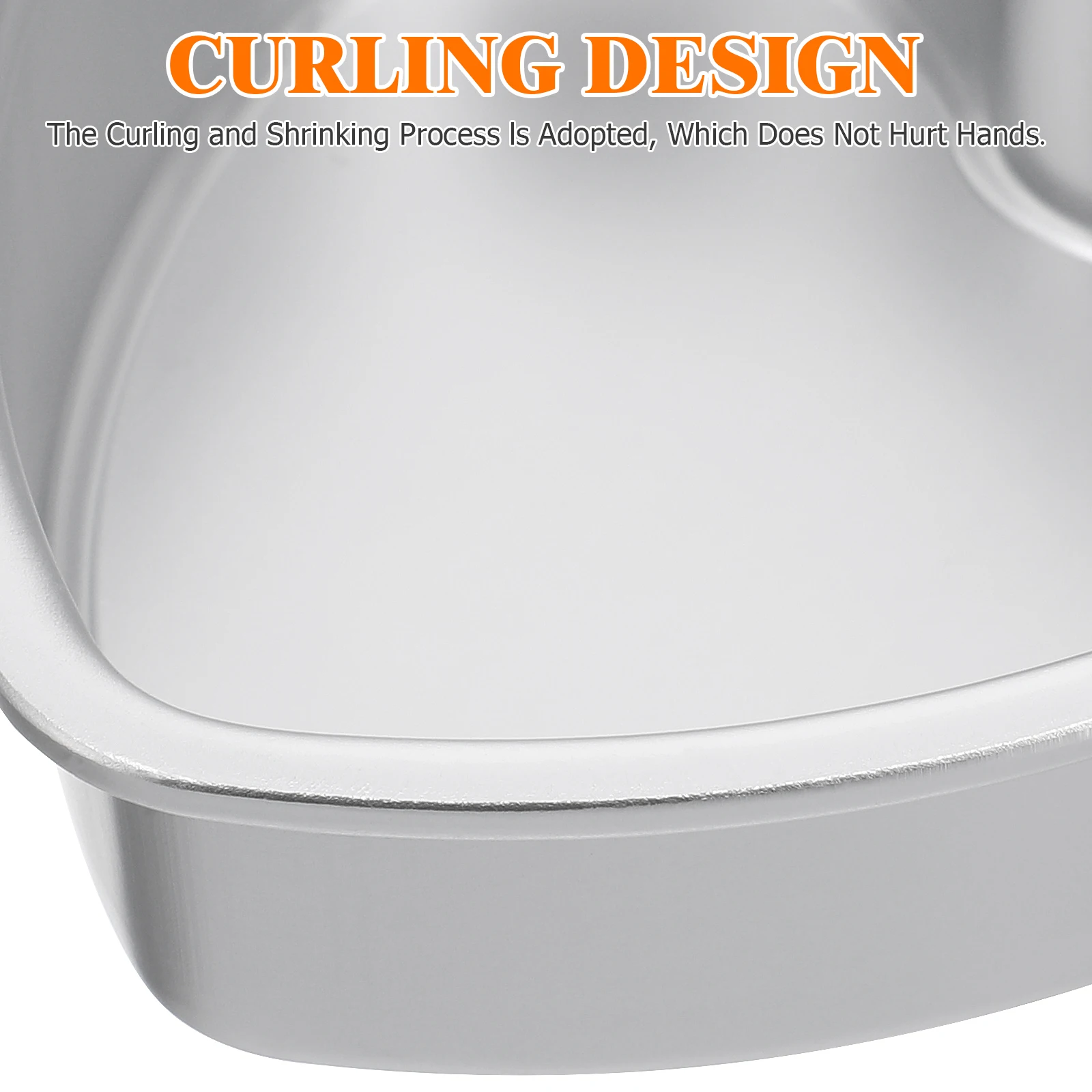 

2pcs Heart Shape Cake Pan Premium Aluminum Baking Mold For Cheesecake Mousse Dessert Removable Bottom Non Stick Easy Clean