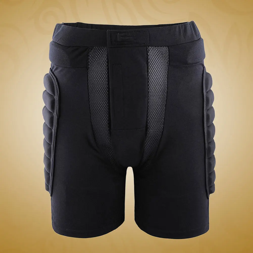 

L Black Anti Fall Protective Pants Cotton Eva Padded for Elderly Babies Walking Support Ski Jupon Skate Riding Hockey Pants Gear