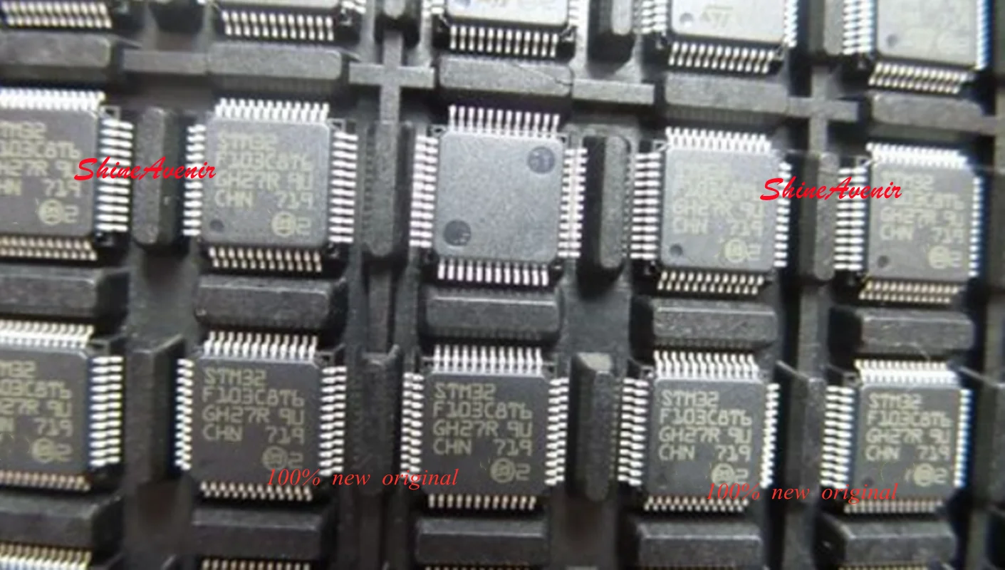 10pcs  STM32F103C8T6  STM32F103CBT6  STM32F100C8T6B  STM32F100C4T6B  LQFP48  100% new original