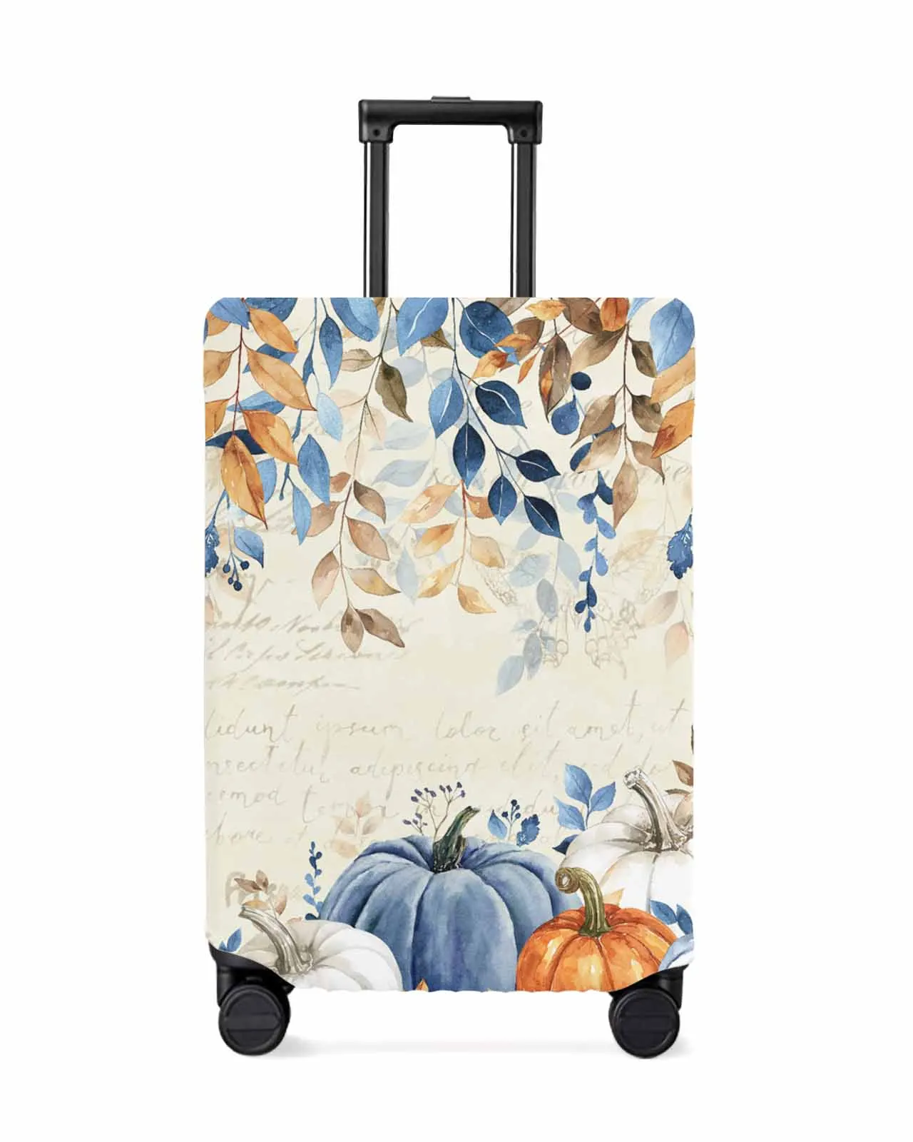 Thanksgiving Autumn Leaves Luggage Cover Elastic Baggage Cover For 18-32 Inch Suitcase Case Dust Cover