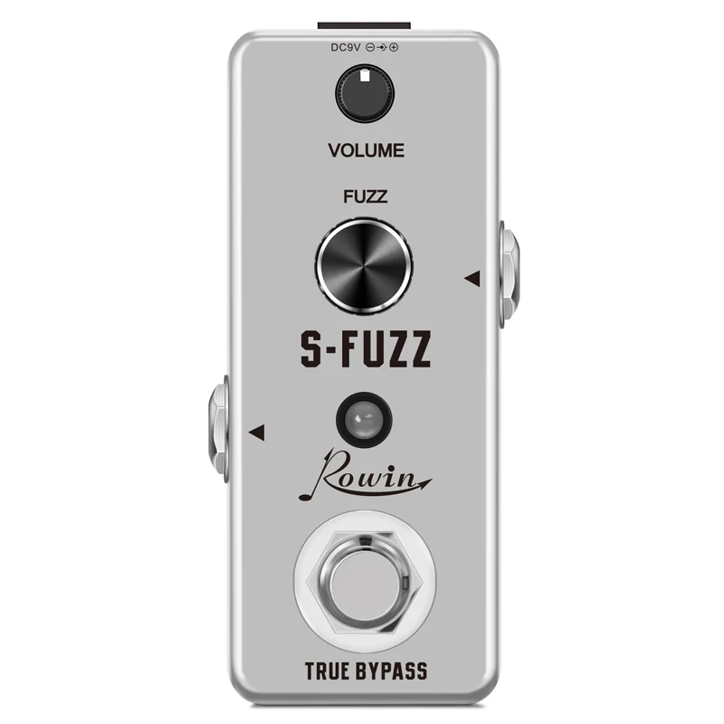 Rowin LEF-325 S-Fuzz Vintage Germanium Silicon Fuzz Guitar/Bass Effect Pedal