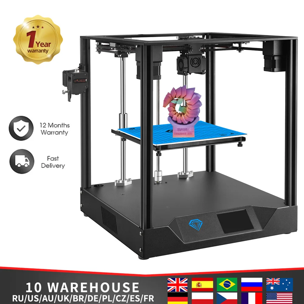 Twotrees 3D Printer SP-3 CORE XY Home Education Kids Toy Model DIY Ki Quiet Printing PLA/ABS 1.75 Filament