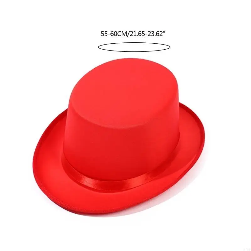 Elegant British Felt Hat Unisex Gentlemen Carnivals Festival Magician Hat Fedora Hat for Performances