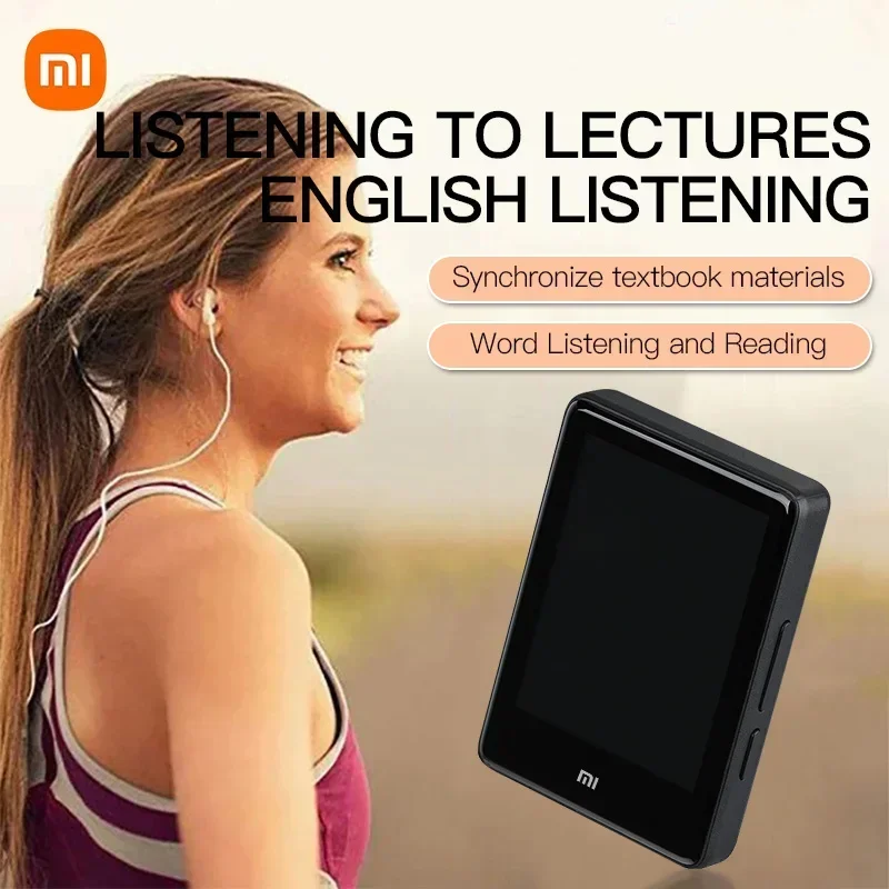 XIAOMI-reproductor MP4 S18 con Bluetooth, pantalla táctil de 2,4 pulgadas, portátil, HiFi, estéreo, música, E-book, aprendizaje, MP3, Walkman,