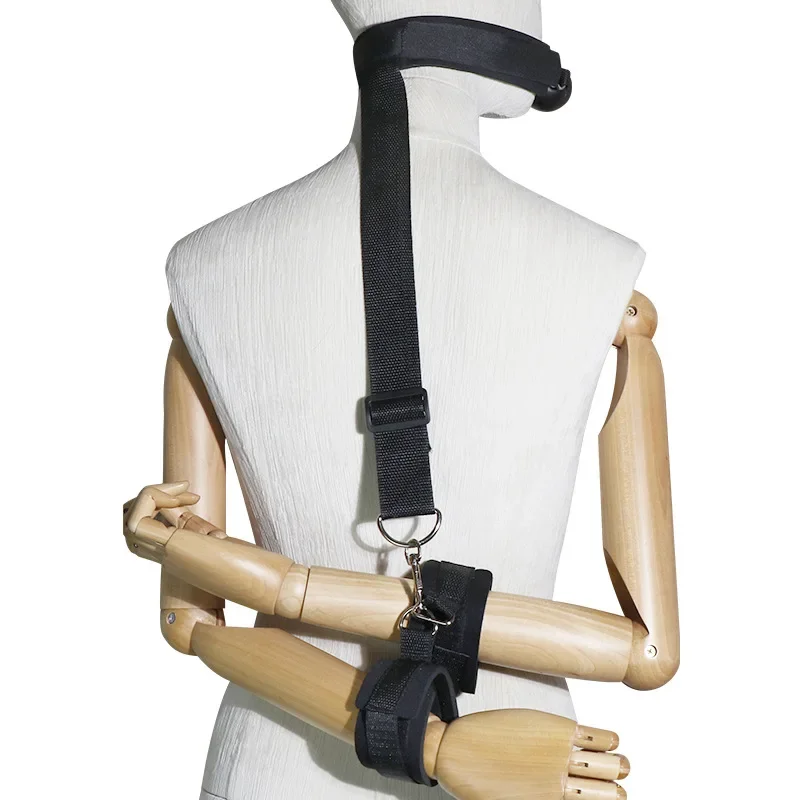 طوق الرقبة أصفاد المعصم الفم الكمامة المكونات BDSM عبودية مجموعة ألعاب مثيرة للمرأة الأزواج منتجات جنسية الكبار المثيرة ضبط النفس