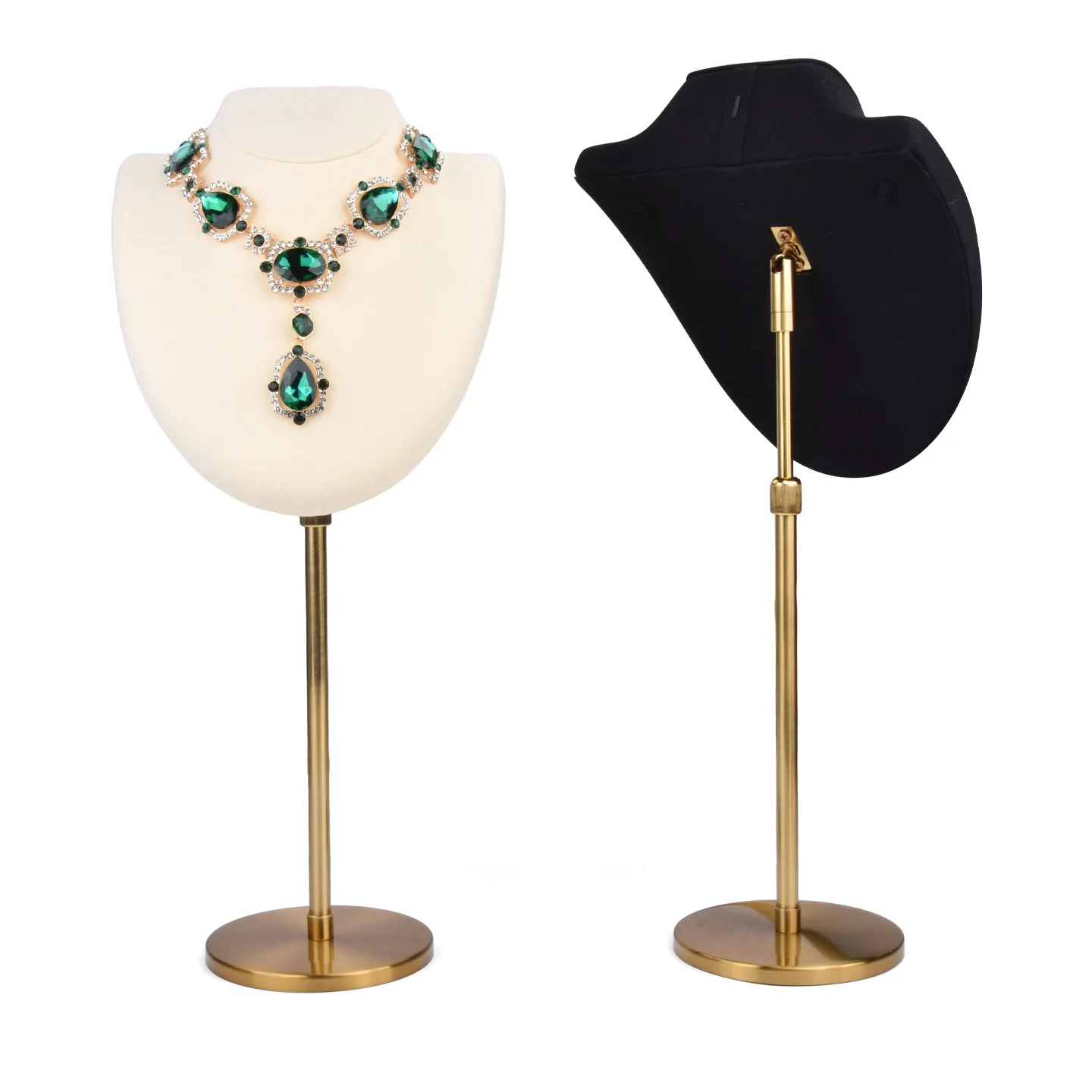 Necklace display stand model neck portrait jewelry display props window display ornaments storage rack