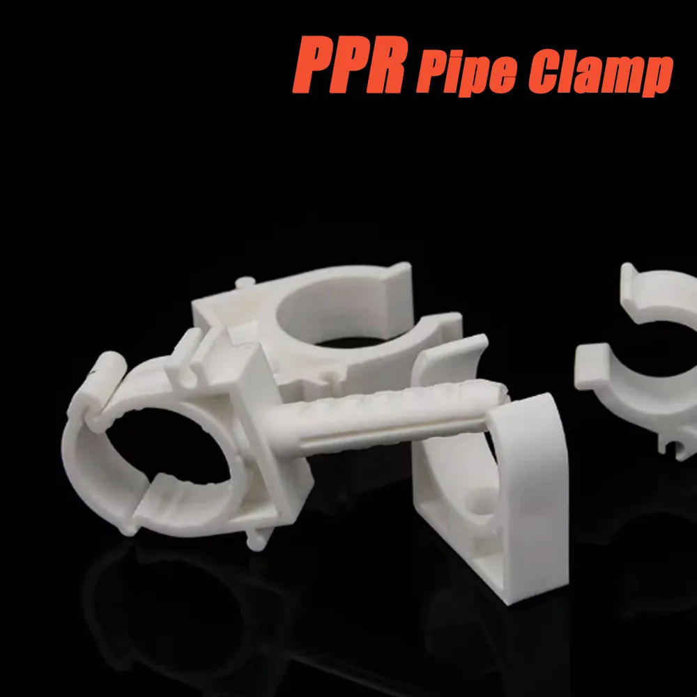 10Pcs 16/20/25/32MM PPR Pipe Clamp Connector Garden Irrigation Aquarium Fish Tank Watering Adapter Holder Fixed Snap Fittings