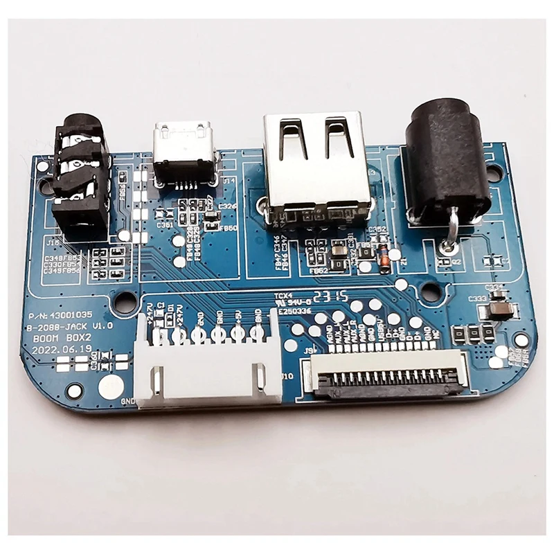 A76F-For JBL BOOMBOX2 USB 2.0 Audio AC2.5 Jack Power Board Connector For JBL Bluetooth Speaker Micro-USB Charging Port