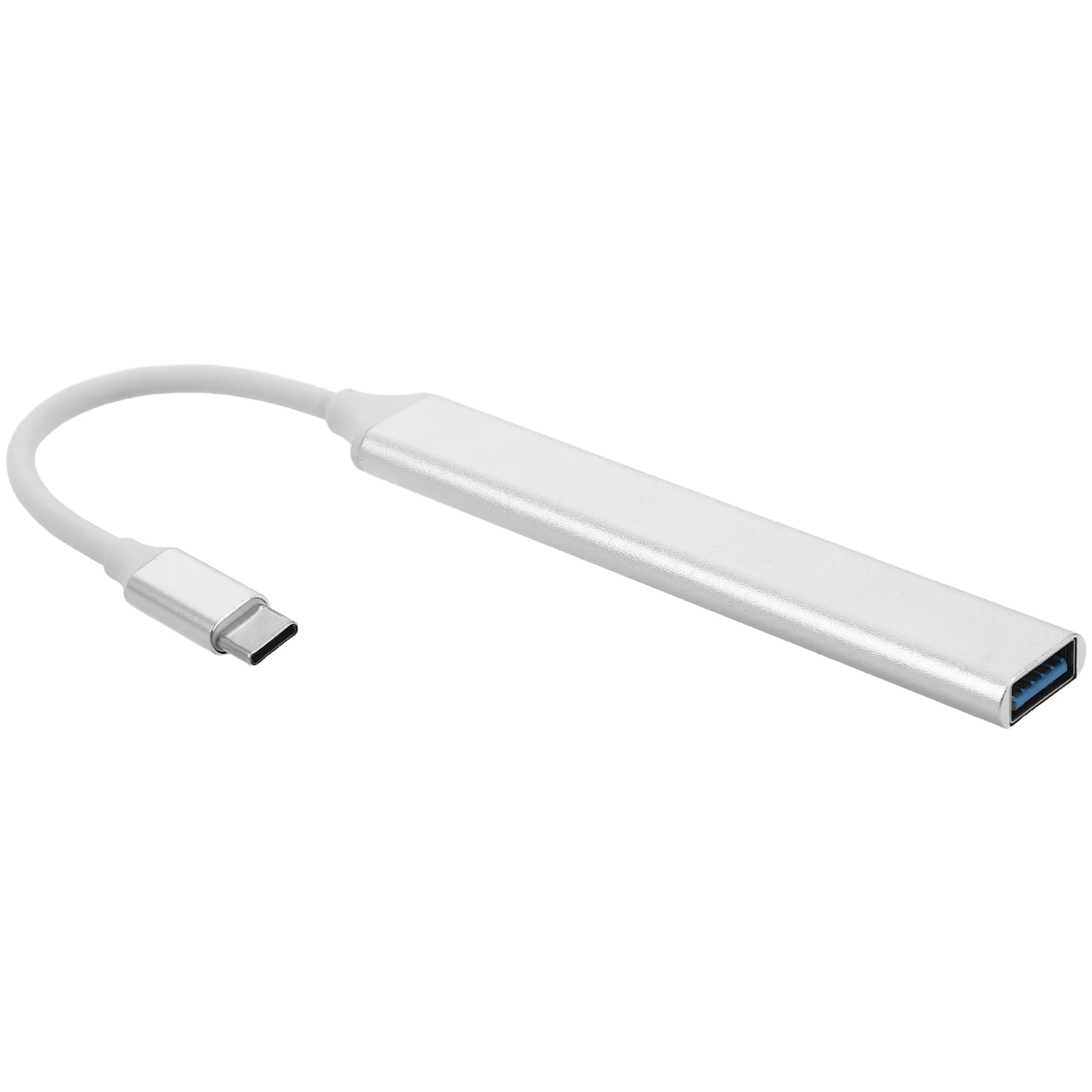 

Type C USB Hub Extension Docking Station for Laptop Silver Color High Speed Data Transfer Portable