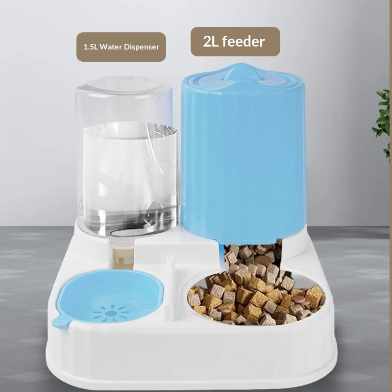 Dispensador automático 2 en 1 para gatos: agua y comida fácil - imagen 4