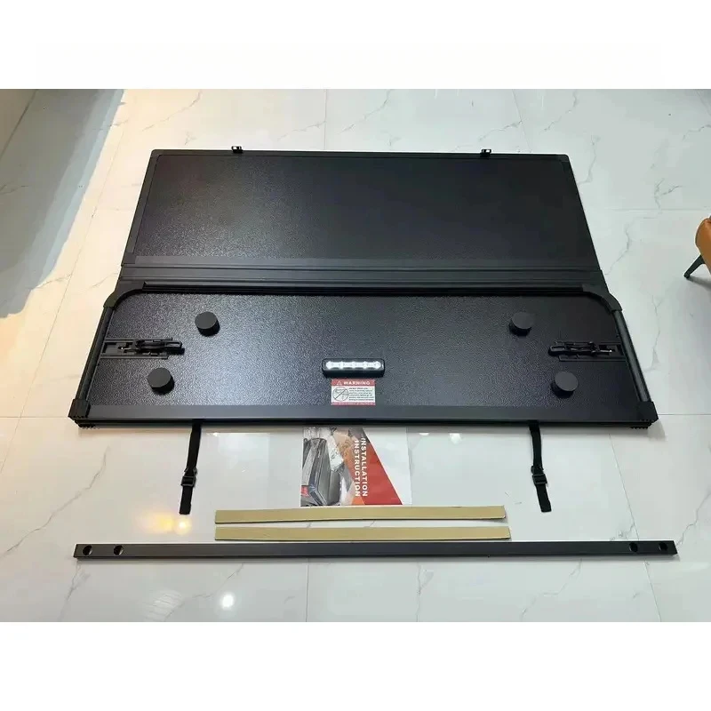

Customized Truck Canopy Avenue Aluminum High-Quality Hard Tri-Fold Pickup Sliding Tonneau Cover