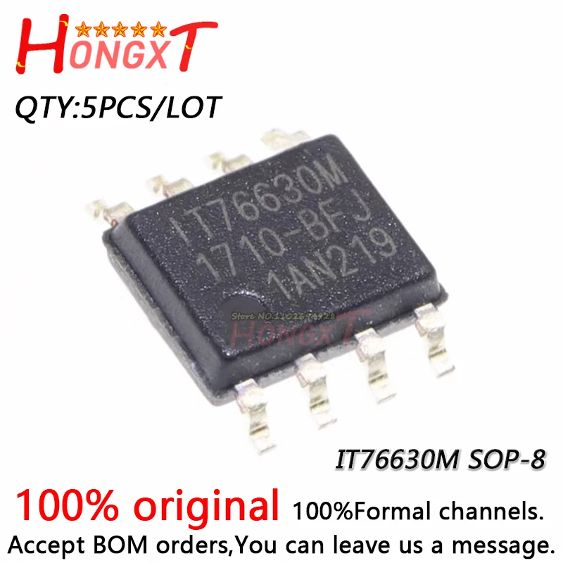 

5PCS 100% New IT76630M IT76620M IT7612M SOP-8.Chipset