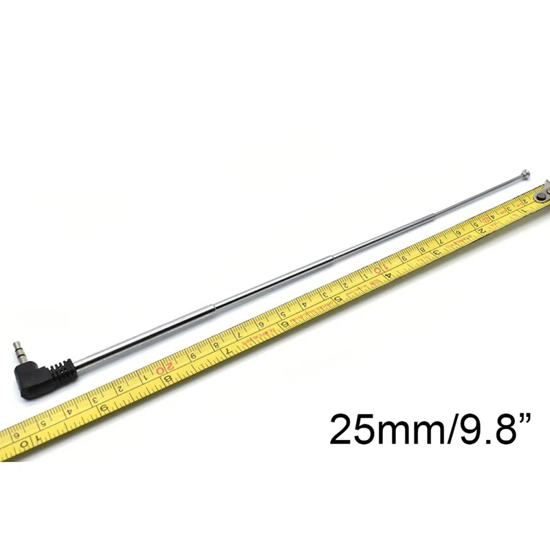 ★▲1/2 Piezas Conector Universal de 3.5mm para Antena Externa, Amplificador de Señal en Forma de L para Teléfonos Móviles 4