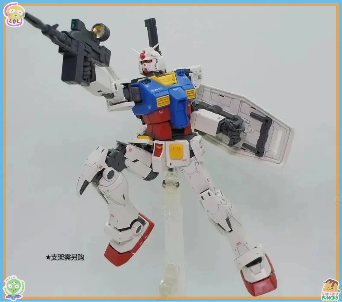

Bandai Mg Original Gto Edition 1/100 Rx-78 Gundam Сборочная модель Готовый плеер Один доступный Mecha Warrior Сборка игрушек