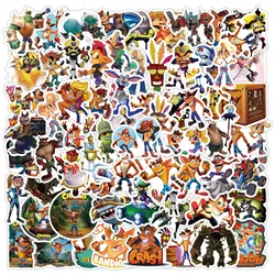 10/30/60PCS Game Crash Bandicoot Stickers Graffiti PVC Waterproof Laptop Phone Notebook Motorcycle Skateboard Bike Car DIY Toys