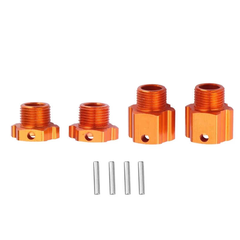 

4Pcs Metal Front And Rear Wheel Hex Hub Adapter 8554 8555 For ZD Racing EX-07 EX07 1/7 RC Car Upgrade Spare Parts
