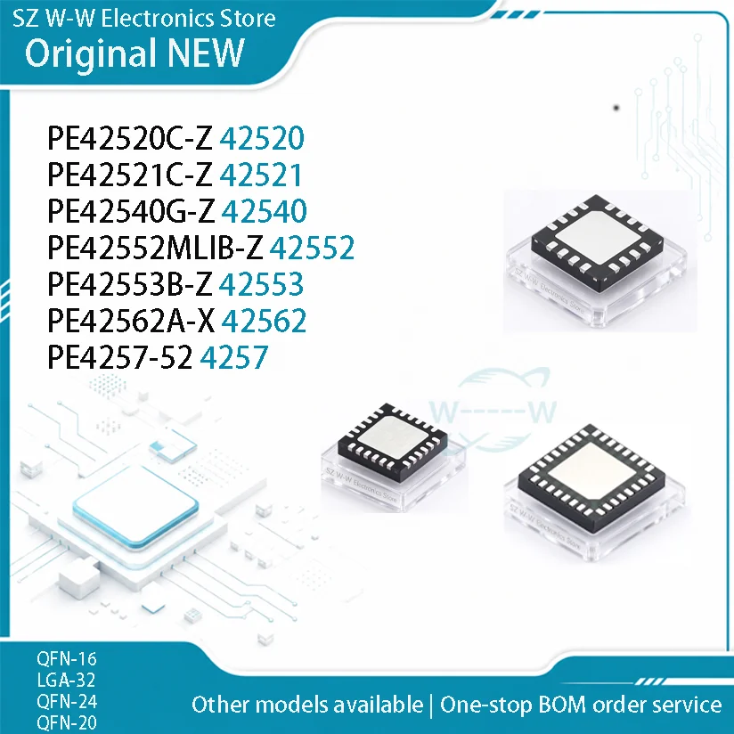 2-5PC PE42520C-Z 42520 PE42521C-Z 42521 PE42540G-Z 42540 PE42552MLIB-Z 42552 PE42553B-Z 42553 PE42562A-X 42562 PE4257-52 4257 IC