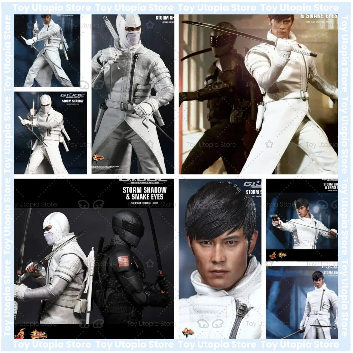 HotToys 1/6 MMS193 G.I. Joe de las Fuerzas Especiales 2, Cobra White Ghost, Lee Byung-hun, Juguete Coleccionable de Regalo