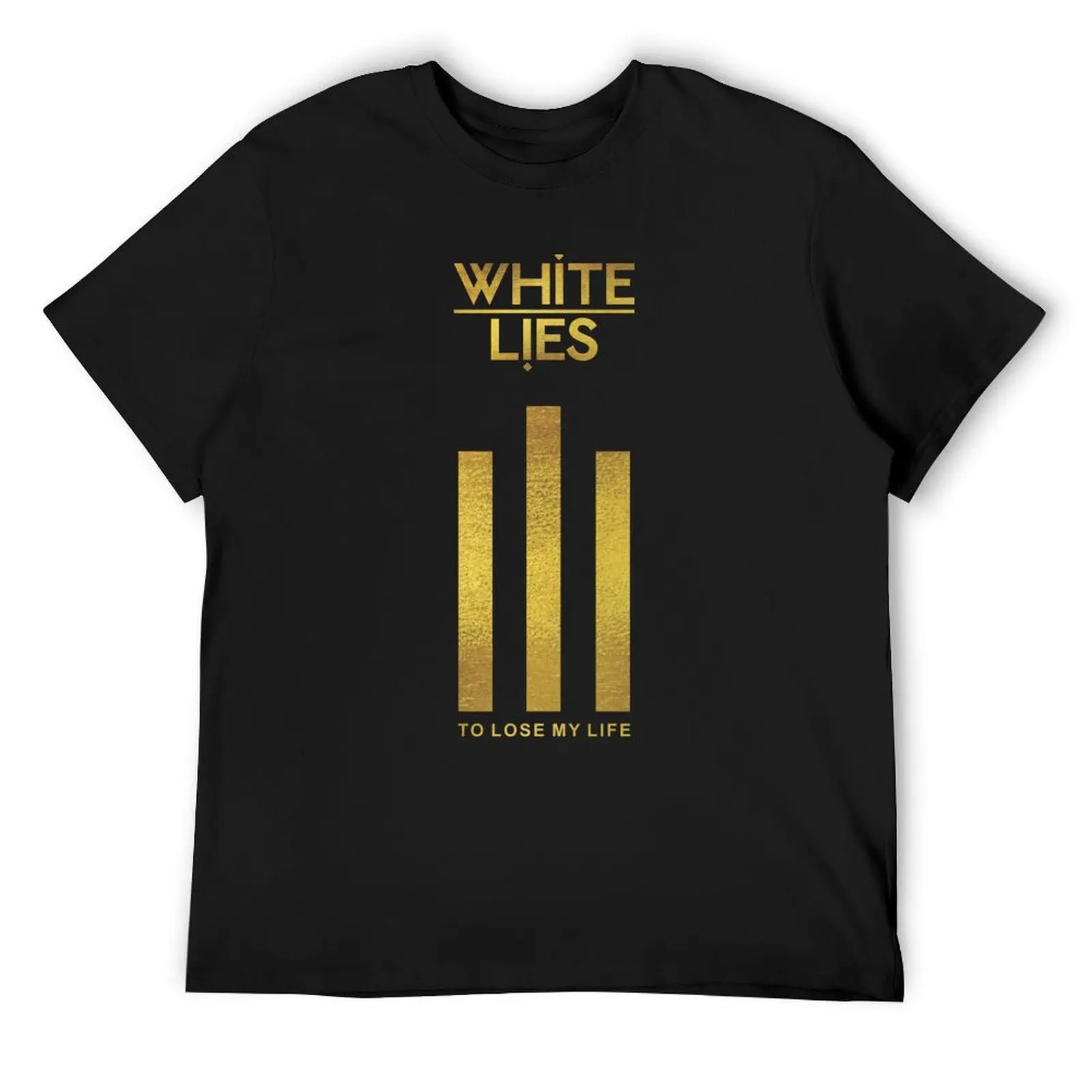 WHITE LIES BAND T-Shirt basketball graphic tees blacks kawaii clothes t shirts for men graphic