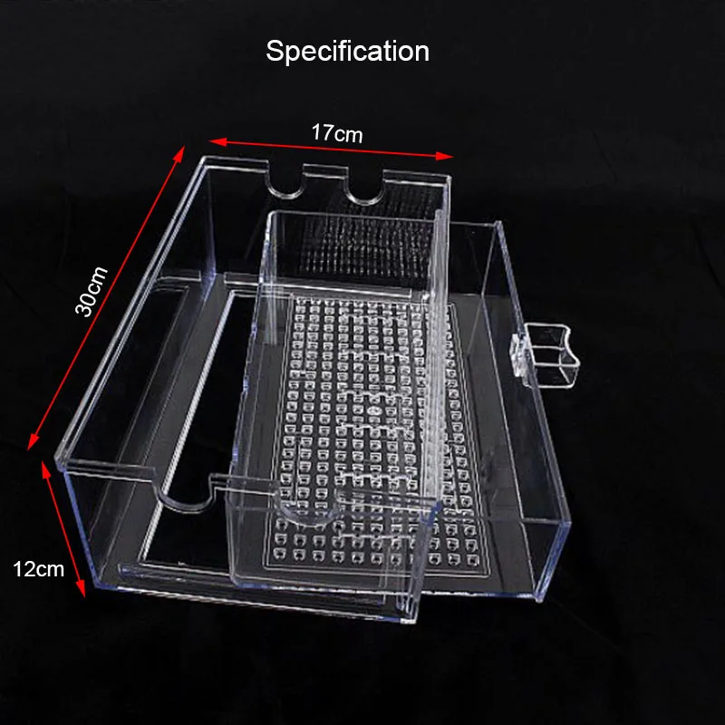 Aquarium Drip Filtration Box Pump Upper Bottom Filtration Drip Circulation System Filter Blanket Container Fish Tank Accessories