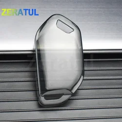 Transparent TPU Car Smart Remote Car Key Case Cover Shell Fob for 2024 Kia Carnival EV9 Picanto Key box lid GT Line Accessories