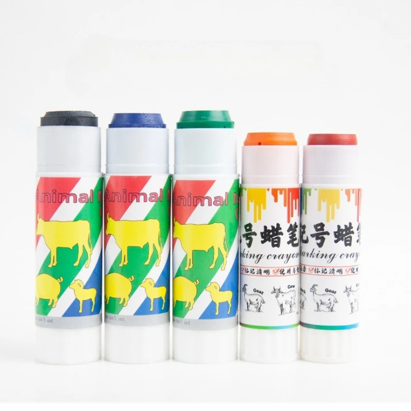 60g/85g Animal Marking Crayons Water-soluble and Scrubbable and Not Easy To Break for Animal Markings in Livestock Farms