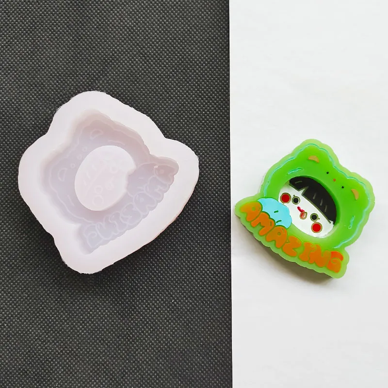 DIY Fish Rabbit Amazing Hand Shaped Silicone Shaker Mold Epoxy Resin Mold Resin Mould Jewelry Tool