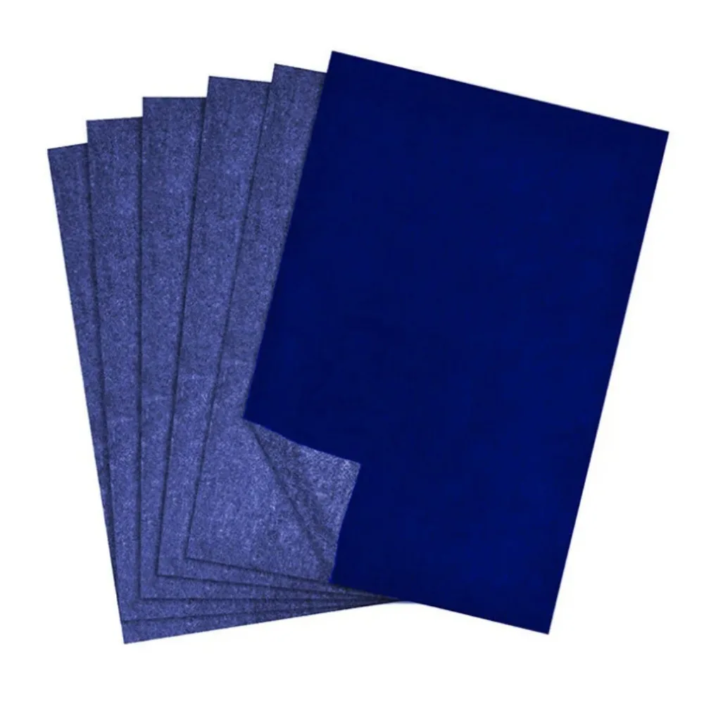 Tracing Paper Carbonless Copy Paper One-side Drawing Graphite Carbon Paper Reusable Black Blue Reusable