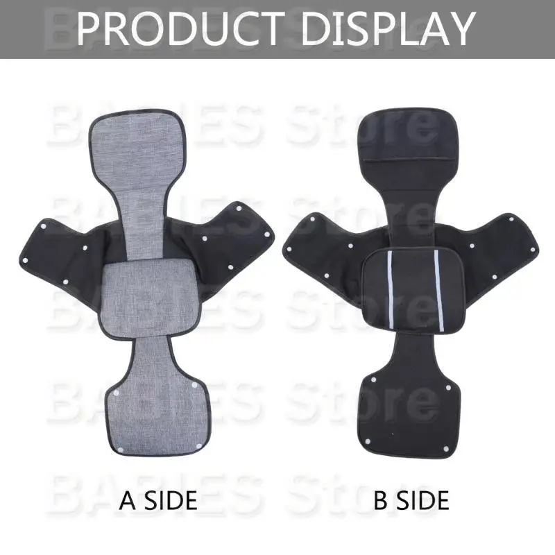

C9GB Baby Strollers Cushion Nonslip Cart Sitting Pad Soft & Comfortable Pram Liner for Standard Infants Pushchair Daily