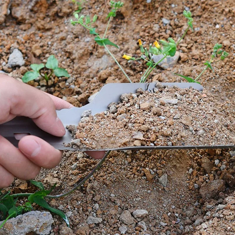 N15R-2X Pure Titanium Ultralight Potty Trowel Outdoor Compact Poop Shovel/Trowel Multi Tool For Hiking Camping And Survival