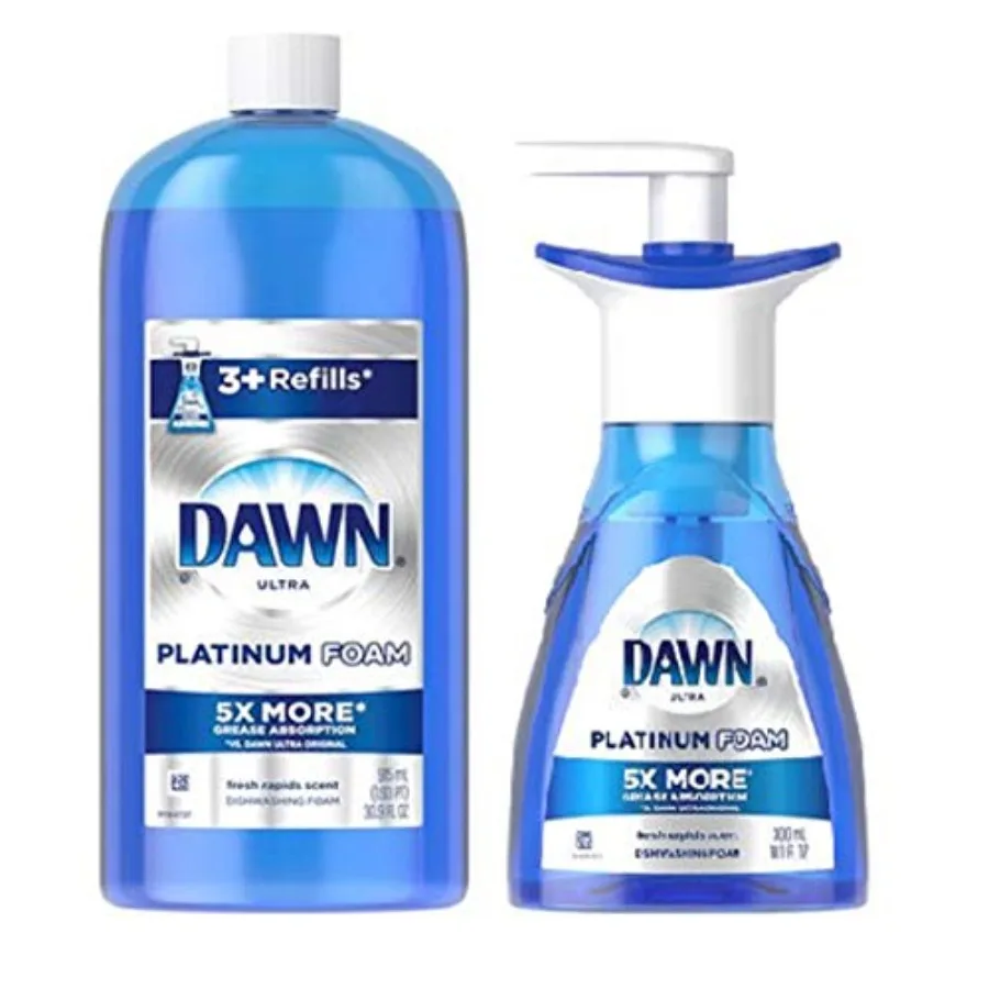 

Dawn Platinum Erasing Dish Foam, Dishwashing Soap Pump And Refill Kit