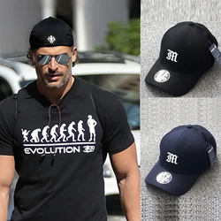 Fitted Full Stretch Closed Cap Hat Letter M Flexible Bill New Trucker Men Flex Dad Hip Hop Baseball Snapback Sun Visor Era