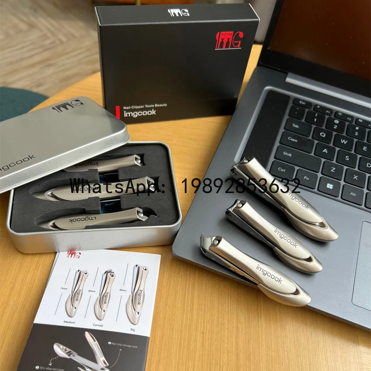 Anti-splash stainless steel nail scissors three-piece setsuit nail clippersfor home nail repair