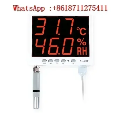 AS109 Multi functional Network Temperature and Humidity Meter Wall mounted Display Recorder RS485 Communication AS109R