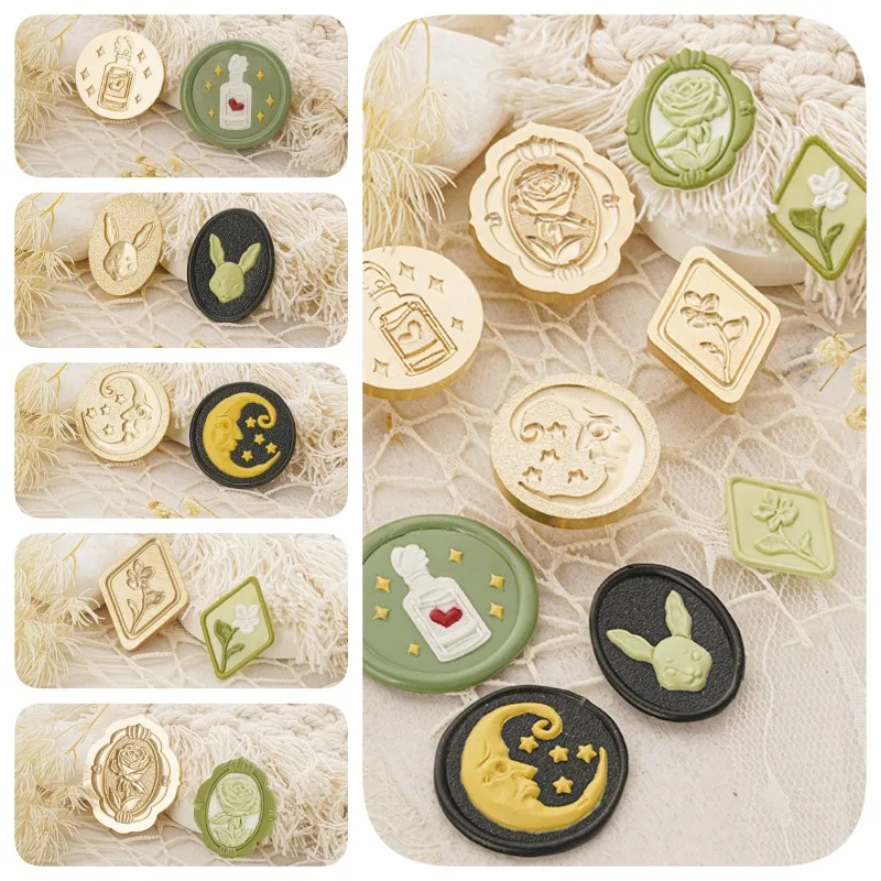 Prayer Series Fire Paint Stamps Stamp Decoration DIY Handbook Invitation Letter Gift Stamp Heads