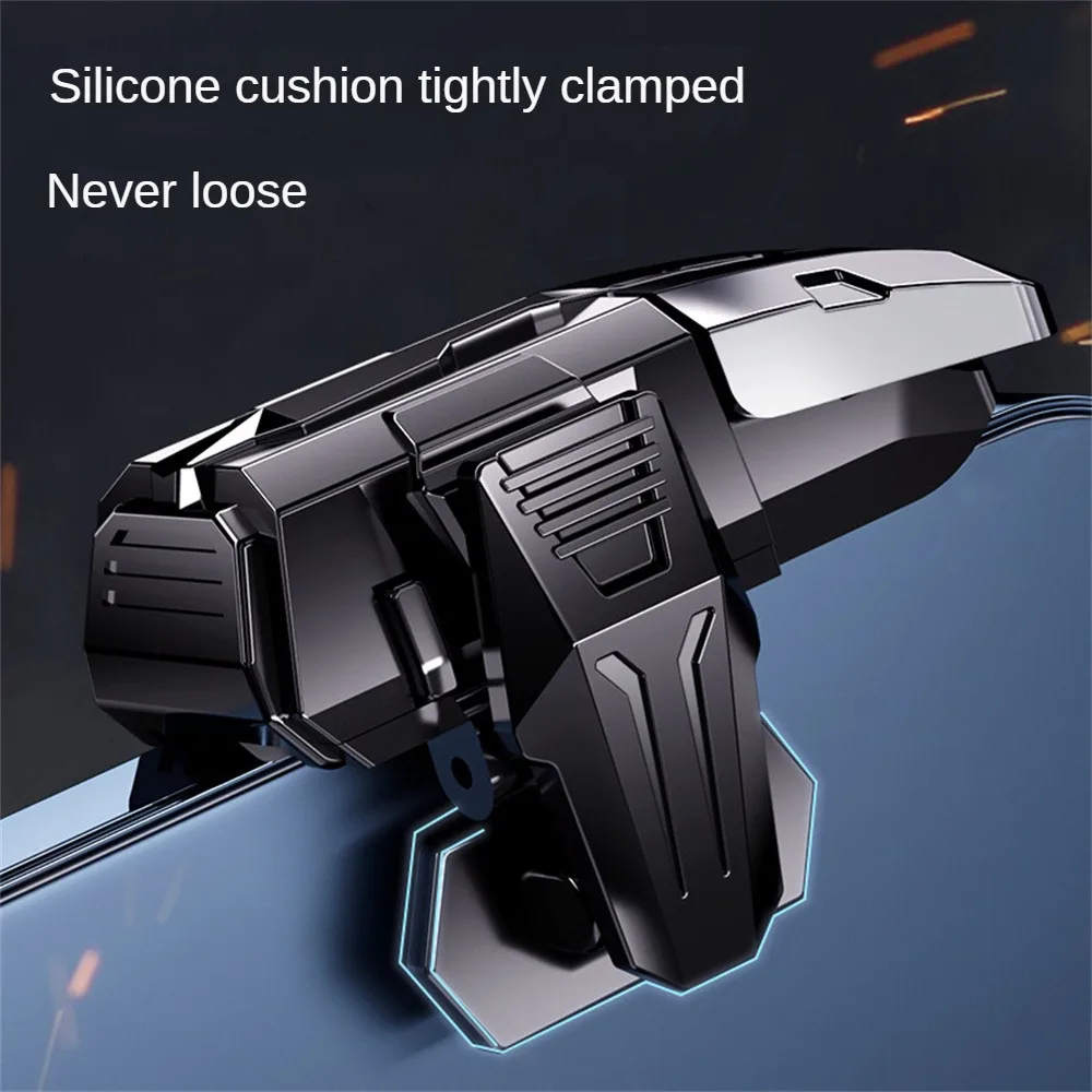 M-01แผ่นเกมจอยควบคุมเกมสำหรับมือถือแบบหกนิ้วทำจากก้านยิงสำหรับ PUBG