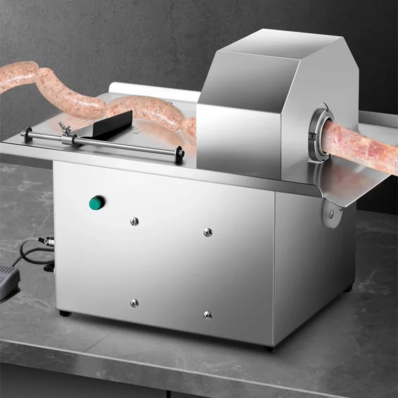 Legatrice per filo completamente automatica Legatrice per filo per salsicce commerciale elettrica Annodatrice per salsicce