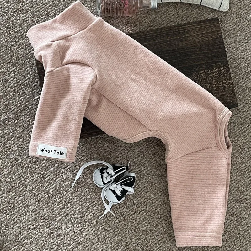 Cute Dog Base Layer & Loungewear - Warm Winter Four-Legged Jumpsuit for Bichon Frise, Yorkshire Terrier & Teddy