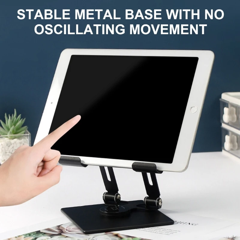 652F Hollowed Notebook Desktop Holder Folding Notebook Stand Multiangle Tablets Stand Holder Bracket Easy to Carry and Use