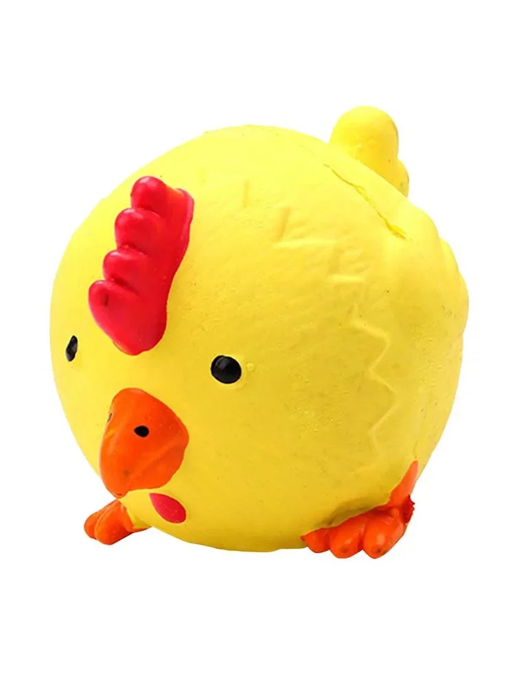 Soft Dog Toy Chewer Machine Natural Safe Harmless Pet Vocal Toys Pig Chicken Cattle Ball Molar Teeth Pet Supplies Active