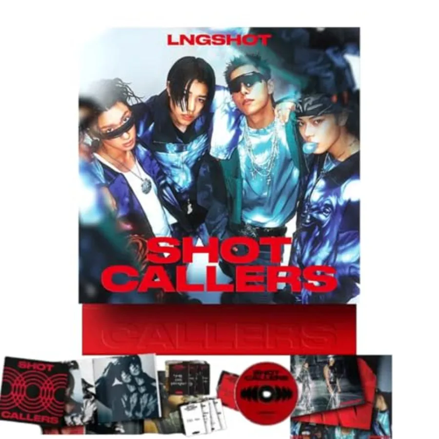 

LNGSHOT SHOT CALLERS 1st EP Album [Standard Ver.] Photobook + CD + 4 Photocard + Sticker + 3 Folded Poster Moonwalkin' longshot