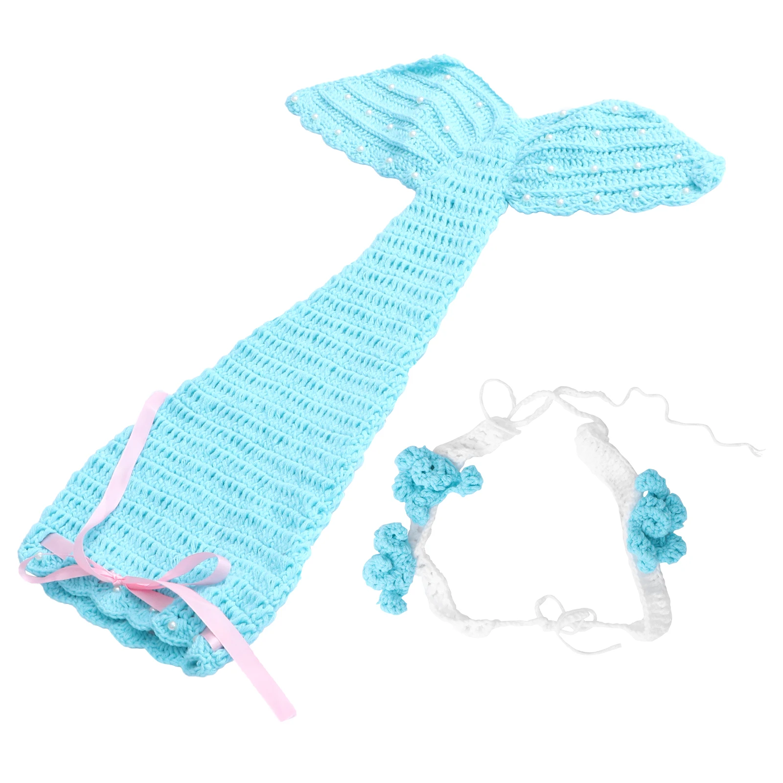 

Baby Mermaid Suits Infant Photography Props Newborn Costumes Cute Baby Suits Non Fading Durable Comfortable Wear Perfect