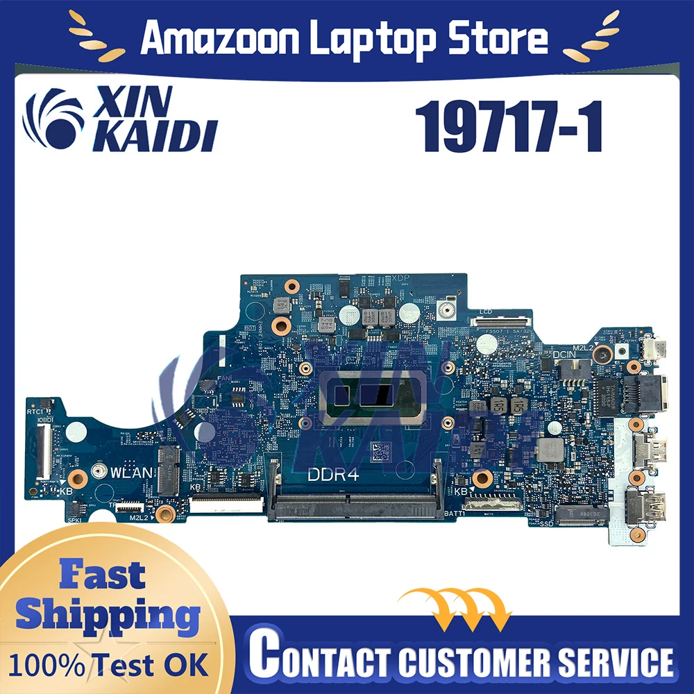 

Материнская плата для ноутбука DELL Lattude 3310 19717-1 с 5405U i3-8145U I5-8265U 06D967 06D915 06C776, материнская плата для ноутбука протестирована