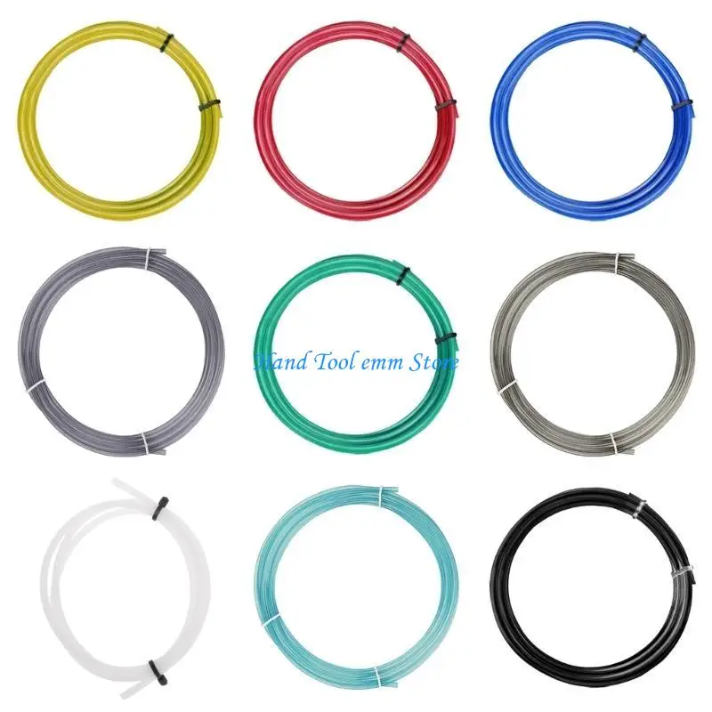 H37F PTFE Tubing PTFE Tube 1 Meter for 1.75mm Filament 3D Printer Extruder 4mm X 2mm